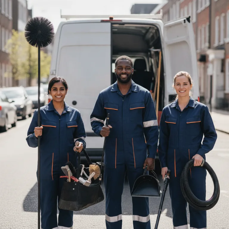 Chimney Sweep team in Whalley